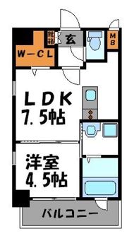 レジデンシャルヒルズアーバンプレイスの間取り画像