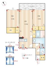 パークヴィラ博多の間取り画像