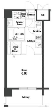 エンクレスト天神MODEの間取り画像