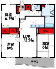 アルバ空港東の間取り画像