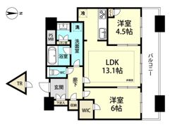 センターマークスタワーの間取り画像