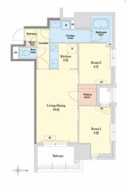 RJRプレシア博多の間取り画像