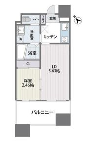 グランフォーレ薬院南の間取り画像