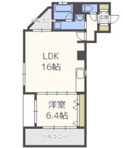 ティファーナ高宮の間取り画像