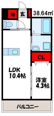 SK千鳥駅前の間取り画像
