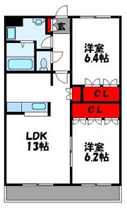 パークサイド小糸江IIの間取り画像