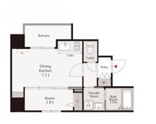 アルティザ大濠公園の間取り画像