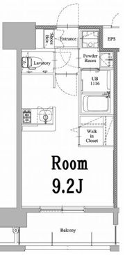 エンクレスト天神LARKの間取り画像