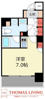 パークレジデンシャル博多の間取り画像