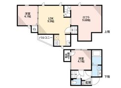 CB博多カルネIIの間取り画像