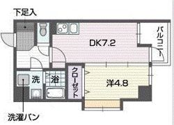 レキシントンスクエア駅東の間取り画像