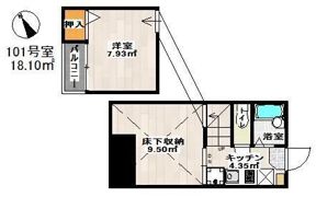 スマイルコート箱崎の間取り画像