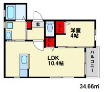 Diacuore（ディアクオーレ）の間取り画像