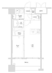 エンクレスト博多EXCEEDの間取り画像