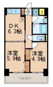 NOBLE RICH 博多の間取り画像