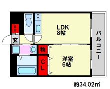サザンコート塩原の間取り画像