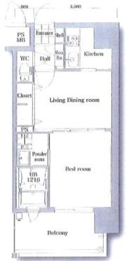 エンクレストNEO博多駅南の間取り画像
