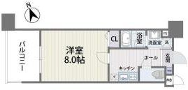 S-FORT福岡県庁前の間取り画像