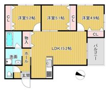 BigLuck城南の間取り画像