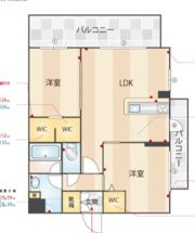 ロイヤルガーデン博多アネックスの間取り画像