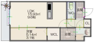 ルッシェ住吉の間取り画像