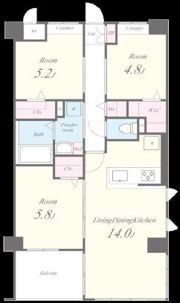 APエルテージ地行の間取り画像