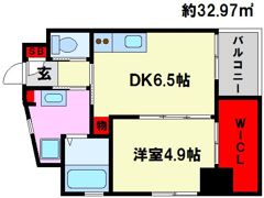 マリアヴィラ高宮の間取り画像