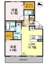 優水の間取り画像