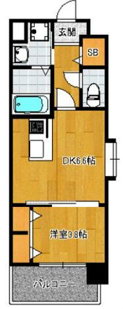 レジデンシャルヒルズ上呉服の間取り画像