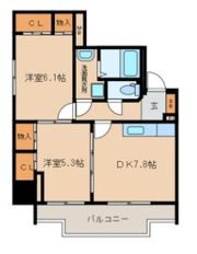 ドムール県庁前の間取り画像