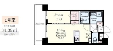 SAKURA天神の間取り画像