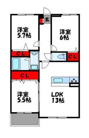 ロイズ・センターマーク原町駅前の間取り画像