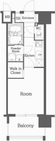 エンクレスト天神MERSIIの間取り画像