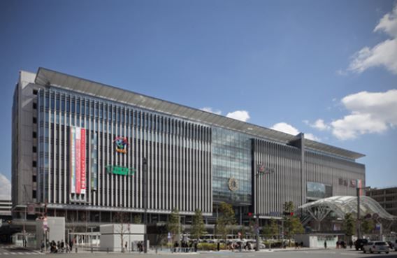 近くのJR博多シティまで350m(徒歩5分)