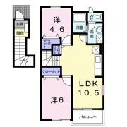 ボニートパルBの間取り画像