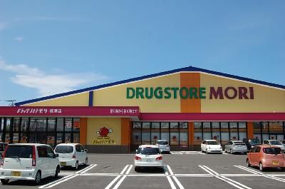 近くのドラッグストアモリまで850m（徒歩11分）