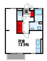 セジュールRY Bの間取り画像