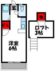 セーヌ香椎東の間取り画像