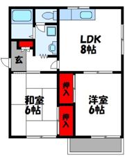 ベガハイツの間取り画像