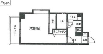 シスタス赤坂の間取り画像