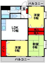 プレジュールITOの間取り画像