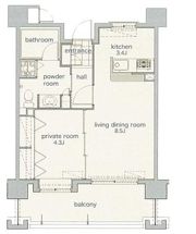 リアンシエルブルー東比恵の間取り画像