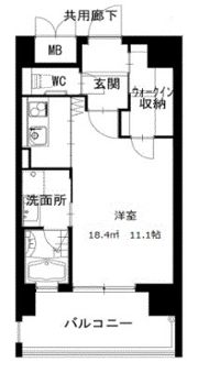 iN SHAPE 港の間取り画像