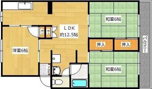 高倉ハイツの間取り画像