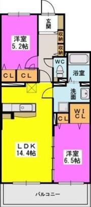 プレジデント正弥博多の間取り画像