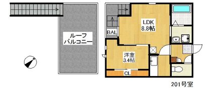 GRANDTIC THE KARENの間取り画像