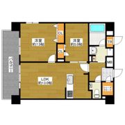 ルーグ箱崎の間取り画像