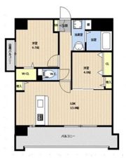 LIBTH博多空港通りの間取り画像