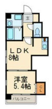 ジェイド博多の間取り画像