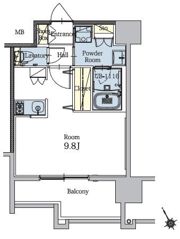 エンクレスト博多THE TIMEの間取り画像